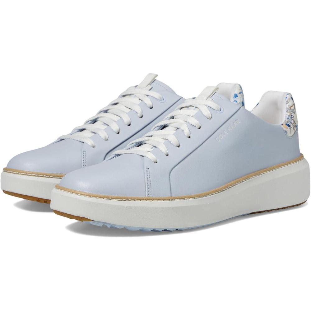 imageCole Haan Womens Grandpro Topspin Waterproof Golf Shoes SneakerHeatherSesameOptic White