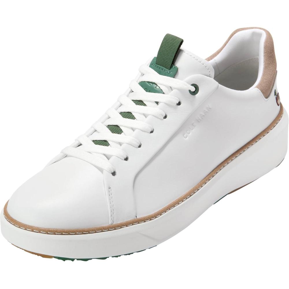 imageCole Haan Womens Grandpro Topspin Waterproof Golf Shoes SneakerOptic WhiteMyrtle