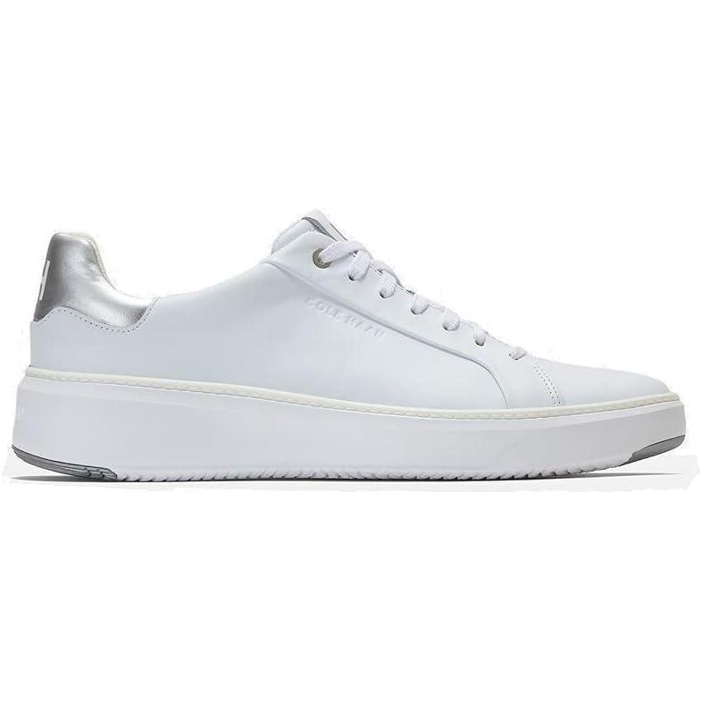 imageCole Haan Womens Grandpro Topspin Waterproof Golf Shoes SneakerOptic WhiteSilver Birch
