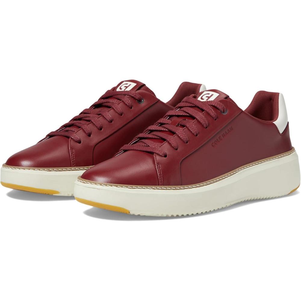 imageCole Haan Womens Grandpro Topspin Waterproof Golf Shoes SneakerSyrahIvory