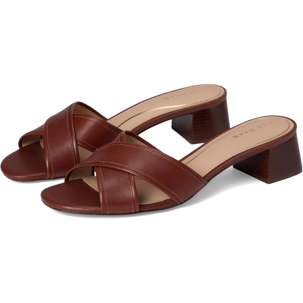imageCole Haan Womens Landon Sandals 40mmCh Dk Cuoio Ltr