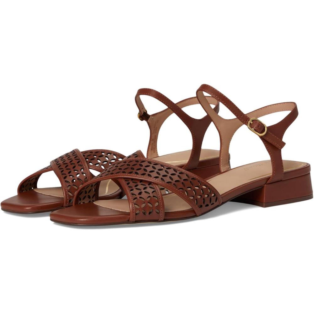 imageCole Haan Womens Patie SandalsDk Cuoio Perf Ltr