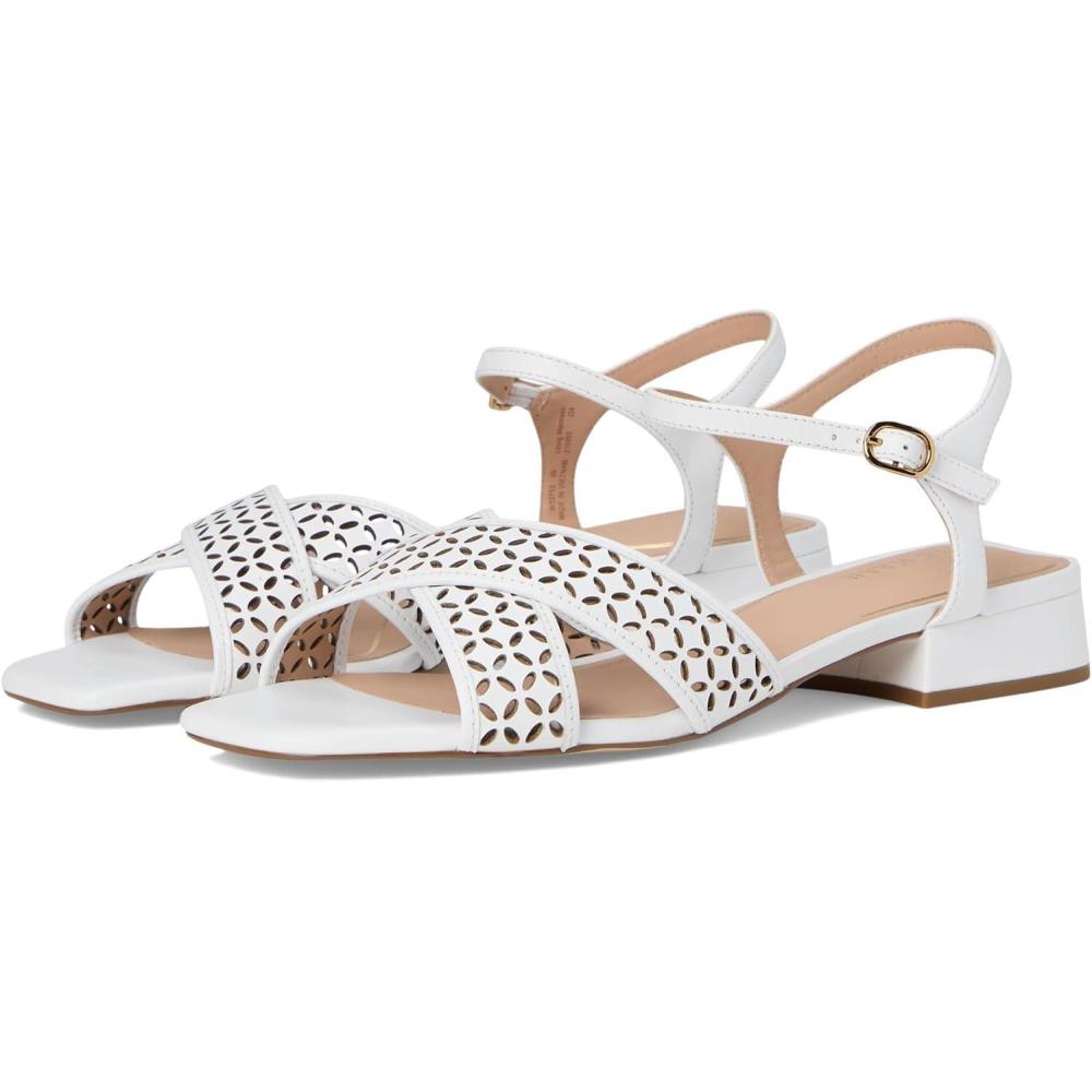 imageCole Haan Womens Patie SandalsWhite Perf Ltr