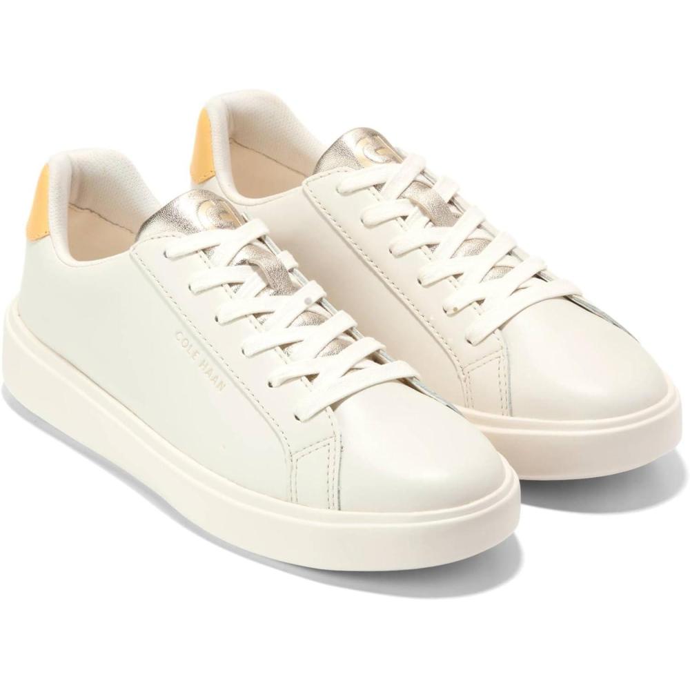 imageCole Haan Womens Shoes Grand Crosscourt DailyIvorySunset Gold