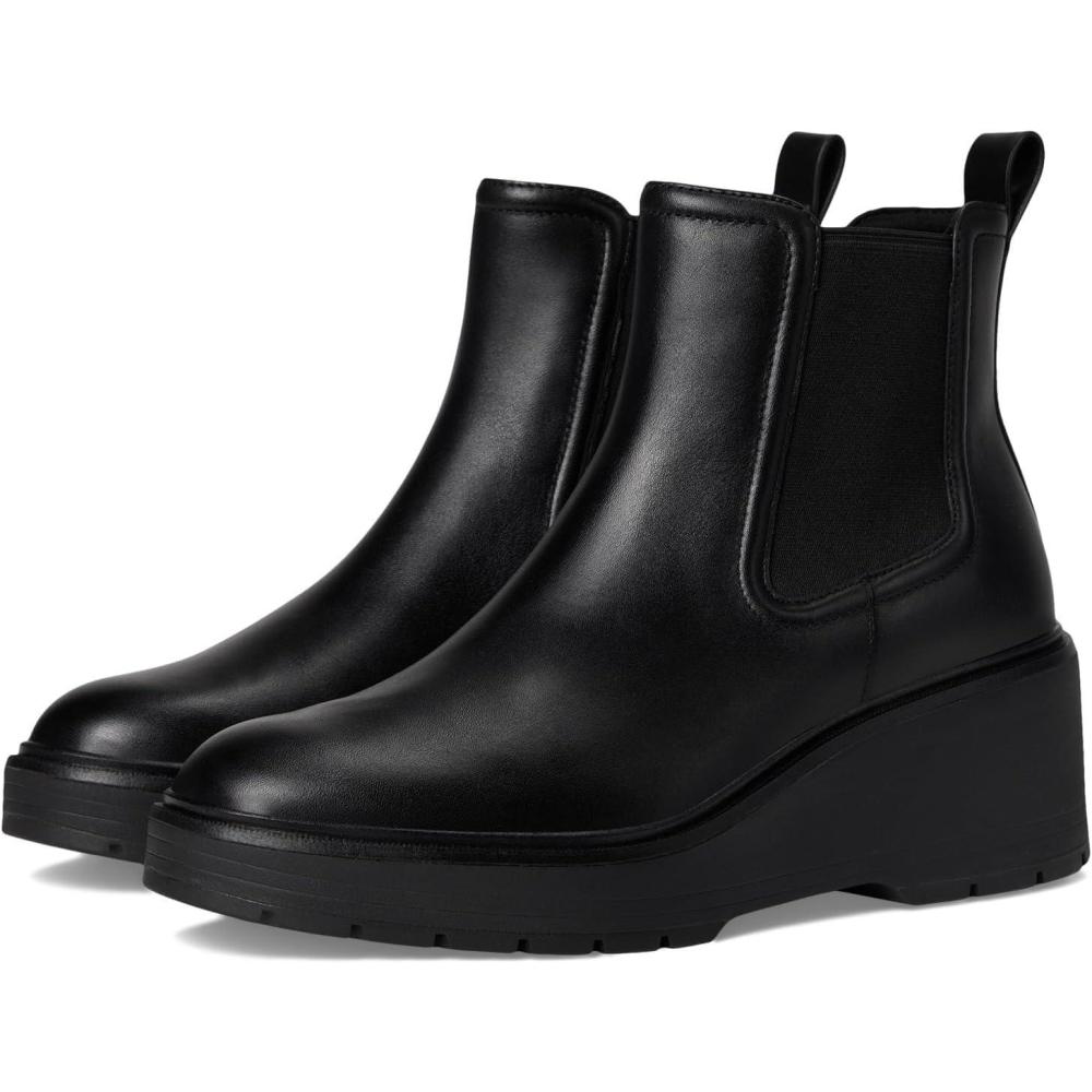 imageCole Haan Womens Zerogrand Cityquest Waterproof Wedge BootsBlackBlack Wp