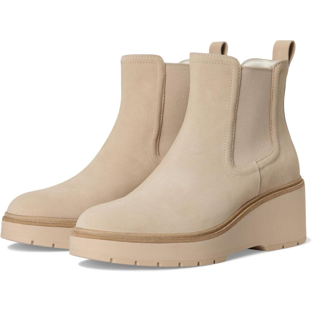 imageCole Haan Womens Zerogrand Cityquest Waterproof Wedge BootsLt Sesame Sde Wp