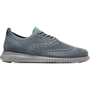 Cole Haan Men’s 2.ZEROGRAND Stitchlite Oxford Shoes(Pavement/December Sky/North Atlantic)