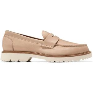 Cole Haan Men’s American Classics Penny Loafer(Sesame Nubuck Egret)