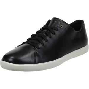 Cole Haan Men’s Grand Crosscourt Leather Sneakers(Black Lthr/White)