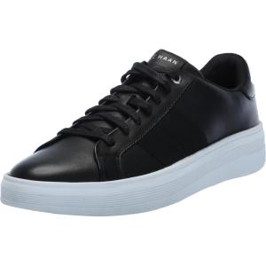 Cole Haan Men’s Grand Crosscourt Modern Perforated Sneakers(Black/White/Black)