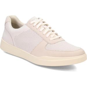 Cole Haan Men’s Grand Crosscourt Modern Perforated Sneakers(Ivory/Silver Birch)