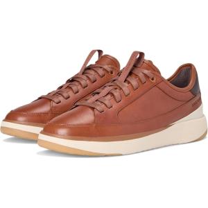Cole Haan Men’s Grandpro All Day Court Leather Sneaker(Brit Tan/Dk Choc)