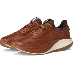 Cole Haan Men’s Grandpro All Day Leather Runners Sneaker(Brtsh Tan/Dk Choco)