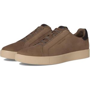Cole Haan Men’s Grandpro Luxe Slip-on Sneakers(Morel Nubuck/Dark Chocolate/Oxford Tan)