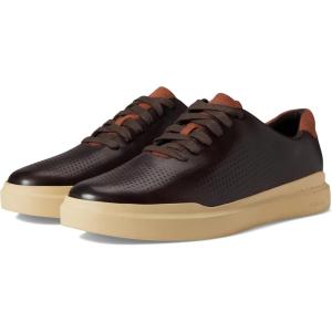 Cole Haan Men’s Grandpro Rally Laser Cut Sneaker(Chestnut Dark Chocolate)