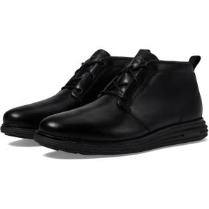 Cole Haan Men’s Originalgrand Remastered Waterproof Chukka Boot(Black/Black)