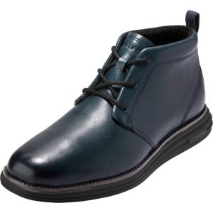 Cole Haan Men’s Originalgrand Remastered Waterproof Chukka Boot(Blueberry/Black)