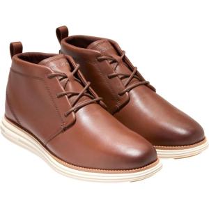 Cole Haan Men’s Originalgrand Remastered Waterproof Chukka Boot(Woodbury/Ivory)