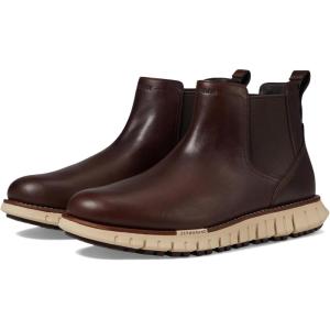 Cole Haan Men’s Zerogrand Remastered Waterproof Chelsea Boot(Dk Coffee/Ox Tan)