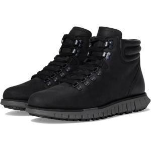 Cole Haan Men’s Zerogrand Remastered Waterproof Hiking Boot(Black/Pavement)