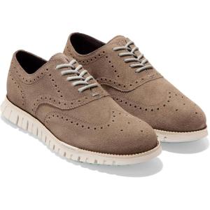 Cole Haan Men’s Zerogrand Remastered Wingtip Oxfords(Truffle Silver Lining)