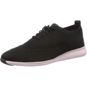 Cole Haan Women’s 2.Zerogrand Stitchlite Oxford Winterized(Black Knit/Leather/Pale Lilac)