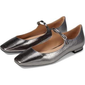 Cole Haan Women’s Bridge Maryjane Ballet Flat(Dark Silver Croc Print)