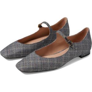Cole Haan Women’s Bridge Maryjane Ballet Flat(Multi Plaid Textile)