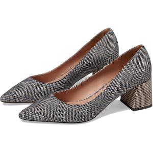 Cole Haan Women’s Cassandra Block Heel Pump(Multi Plaid Textle)