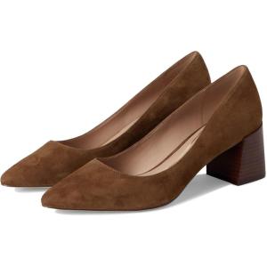 Cole Haan Women’s Cassandra Block Heel Pumps(Spiced Brown Sde)