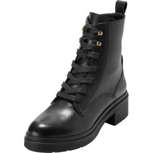 Cole Haan Women’s Cherise Lace-up Lug Boots(Black Ltr Wp)