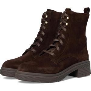 Cole Haan Women’s Cherise Lace-up Lug Boots(Dk Choco Sde Wp)