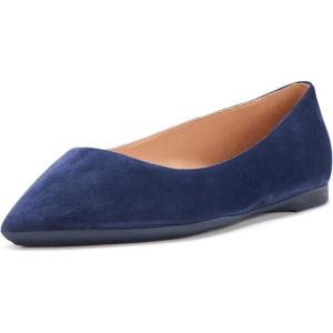 Cole Haan Women’s Grand Ambition 2.0 Angelina Ballet Flats Loafer(Midnight Moon Suede)