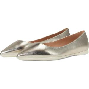 Cole Haan Women’s Grand Ambition 2.0 Angelina Ballet Flats Loafer(Soft Gold Leather)