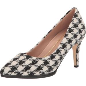 Cole Haan Women’s Grand Ambition (75mm) Pump(Metallic Houndstooth)