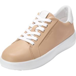 Cole Haan Women’s Grand Crosscourt Joy Platform Sneakers(Soft Buff/White)