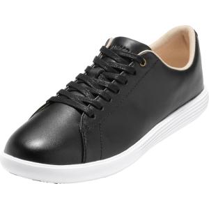 Cole Haan Women’s Grand Crosscourt Leather Sneakers(Blk Lthr/White)