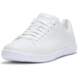 Cole Haan Women’s Grand Crosscourt Leather Sneakers(White/Skyway)