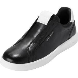 Cole Haan Women’s Grand Crosscourt Luxe Slip on Sneakers(Black/White)