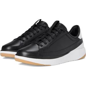Cole Haan Women’s Grandpro All Day Leather Court Sneakers(Black/White)