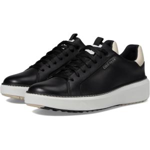 Cole Haan Women’s Grandpro Topspin Waterproof Golf Shoes Sneaker(Black/Whitecap Grey)