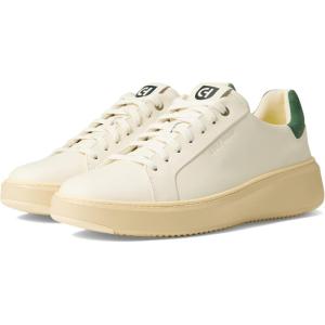Cole Haan Women’s Grandpro Topspin Waterproof Golf Shoes Sneaker(Egret/Trekking Green)
