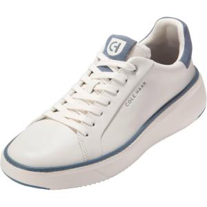 Cole Haan Women’s Grandpro Topspin Waterproof Golf Shoes Sneaker(Ivory/Blue/Ivory)