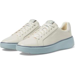 Cole Haan Women’s Grandpro Topspin Waterproof Golf Shoes Sneaker(Ivory/Cloud Blue/Folkstone Gray)
