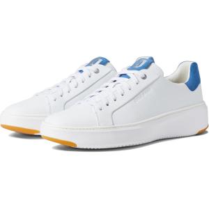 Cole Haan Women’s Grandpro Topspin Waterproof Golf Shoes Sneaker(White/Cobalt)