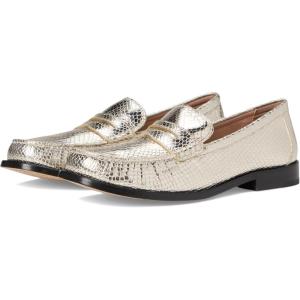 Cole Haan Women’s Lana Lux Penny Loafers Remastered(Gold Snake Prt Ltr)