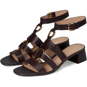 Cole Haan Women’s Lyanna Link Ankle Strap Sandals(Dk Chocolate Ltr)