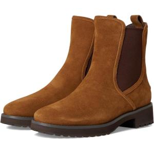 Cole Haan Women’s Lyndon Waterproof Chelsea Bootie Boot(Tobacco Suede Wp)
