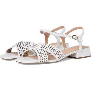 Cole Haan Women’s Patie Sandals(White Perf Ltr)