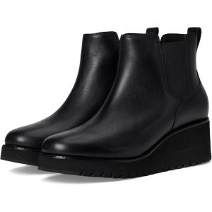 Cole Haan Women’s Zerogrand City Wedge Boot Waterproof Fashion(Black/Black Wp)